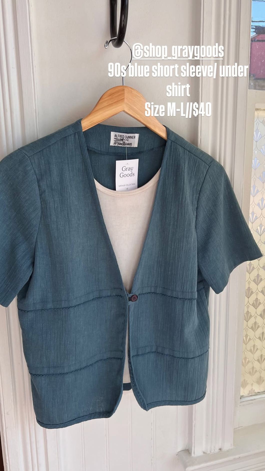 GG 90's Blue Short Sleeve w/ Under Shirt [M/L]