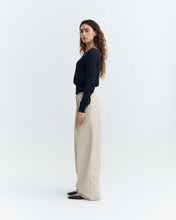 Load image into Gallery viewer, Beige Wide Leg Patty Pants