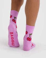 Load image into Gallery viewer, Crew Sock - Cherries