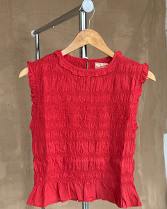 Malia Tank - Cherry Red