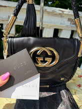 Load image into Gallery viewer, GUCCI Britt Tassel Flap Leather Bag