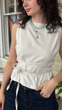 Load image into Gallery viewer, Raw Silk Rein Top - Cream