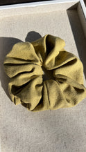 Load image into Gallery viewer, Raw Silk Scrunchie - Green