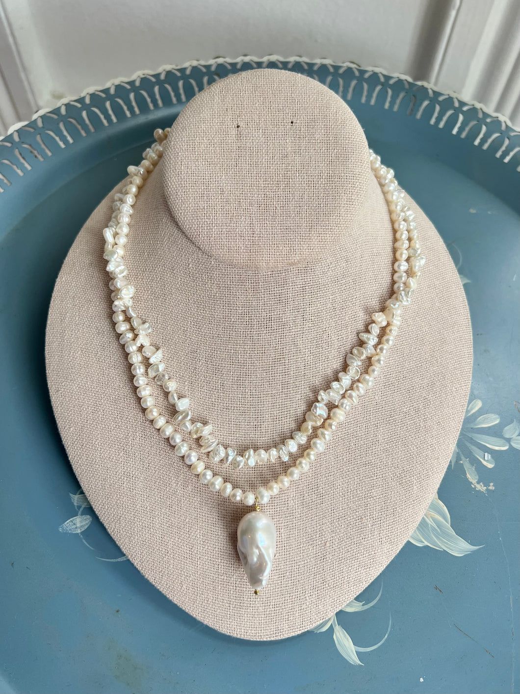 Tangled Pearl Necklace