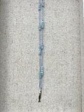 Load image into Gallery viewer, Silk Cord SS Sardine Charm Necklace