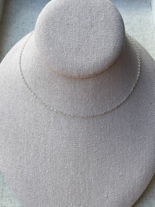 Simple Choker Chain - Sterling Silver