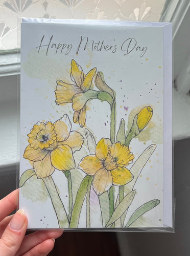 Mother's Day Card - Daffodils
