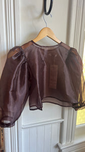 Bella Blouse - Chocolate