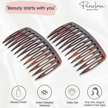 Load image into Gallery viewer, French Curved Small Side Hair Combs (2 Pcs)