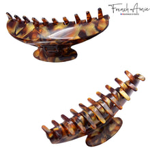 Load image into Gallery viewer, French XL Hair Claw: Amber
