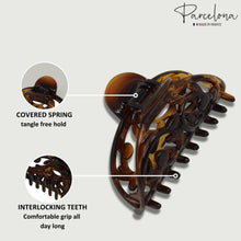 Load image into Gallery viewer, French Jardin Medium Hair Claw: Tortoise Shell
