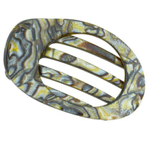 Load image into Gallery viewer, French Oval Small Side-in Hair Claw: Tokyo