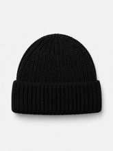 Load image into Gallery viewer, Merino Wool Beanie - Classic Black