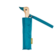 Load image into Gallery viewer, Compact Eco-Friendly Duckhead Umbrella - Teal