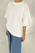 Load image into Gallery viewer, Jayden Tee - White Cotton