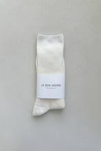 Load image into Gallery viewer, Trouser Socks: Classic White