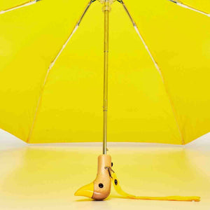 Compact Eco-Friendly Duckhead Umbrella - Yellow