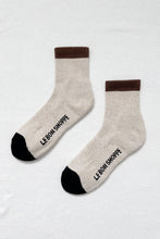 Load image into Gallery viewer, Color Block Girlfriend Socks (wholesale): Black Grey