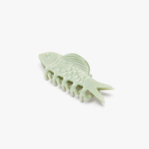 Jade Fish Mini Hair Claw