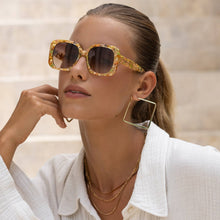 Load image into Gallery viewer, Vivian Sunglasses: Yellow Tortoise