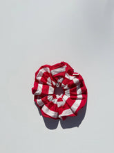 Load image into Gallery viewer, XL AWNING STRIPE SCRUNCHIE: RED APPLE