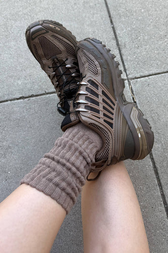 Ballet Socks: Mocha Mousse