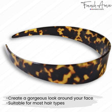 Load image into Gallery viewer, French Ultracomfort Wide Headband: Tort