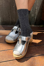 Load image into Gallery viewer, Classic Cashmere Socks: Charcoal Melange