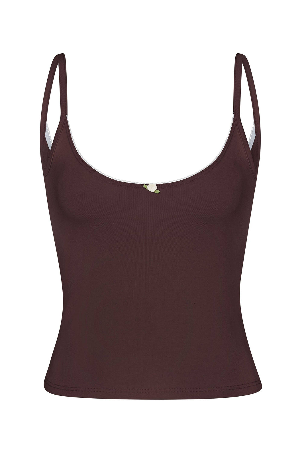 Scoop Back Cami - Mocha