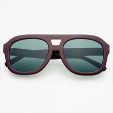Load image into Gallery viewer, Voyager Sunglasses: Burgundy