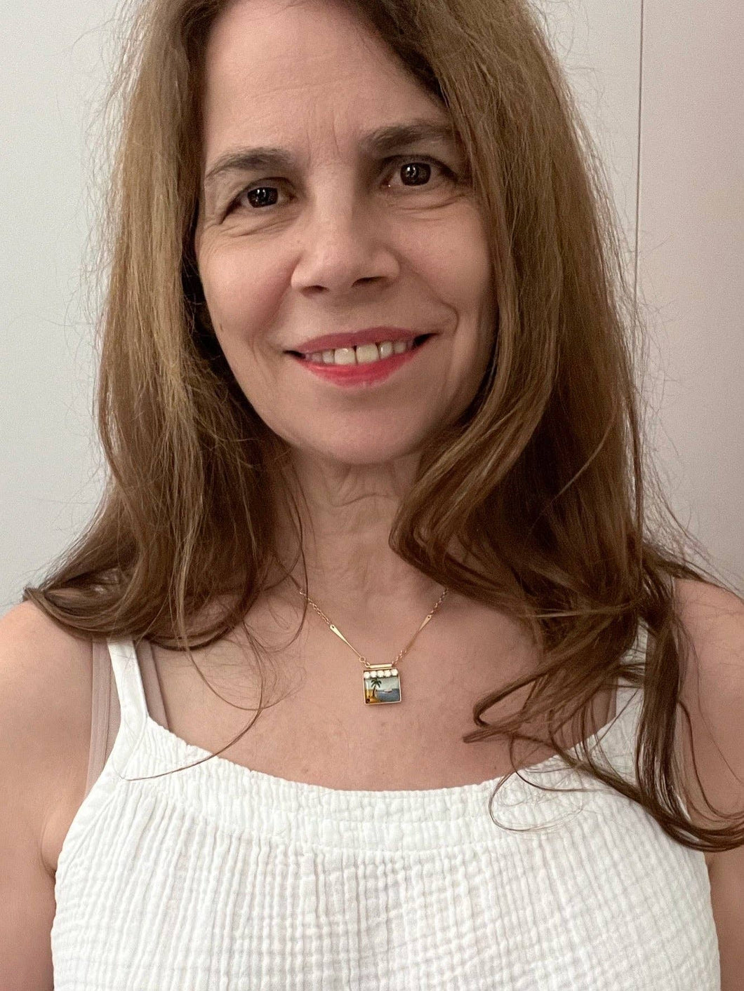 Postcard Necklace