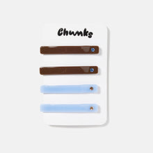 Load image into Gallery viewer, Slides in Chocolate + Periwinkle