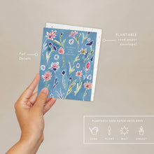 Load image into Gallery viewer, Ditzy Flowers - Love + Friendship Card