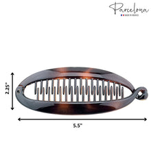 Load image into Gallery viewer, French Large Banana Clip: Tortoise Shell