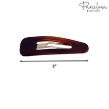 Load image into Gallery viewer, French Snap Hair Clips (4 Pcs): Tortoise Shell