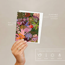 Load image into Gallery viewer, Midnight Blooms - Birthday Card