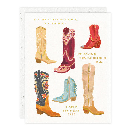 Not Your 1st Rodeo - Birthday Card