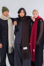 Load image into Gallery viewer, The Reykjavik Scarf - 100% Recycled - Ground Coffee
