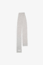 Load image into Gallery viewer, The Alpaca Skinny Scarf - Blizzard Grey