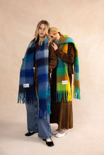 Load image into Gallery viewer, The Reykjavik Scarf - 100% Recycled - Burgundy check - FW25