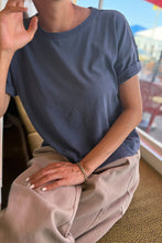 Load image into Gallery viewer, Fille Tee - Vintage Navy