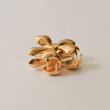 Load image into Gallery viewer, Flower Metal Hair Claw Clip | Gold