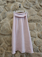 Load image into Gallery viewer, Linen Skirt: White