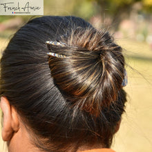 Load image into Gallery viewer, French Hair Pin: Pearl Ivory