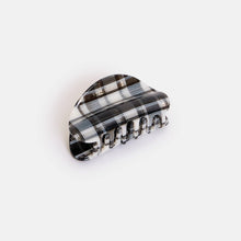 Load image into Gallery viewer, Juno Claw in Black + White Plaid