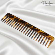 Load image into Gallery viewer, French Wide Tooth Comb: Tortoise Shell