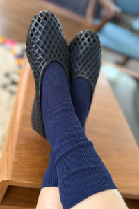 Trouser Socks: Navy