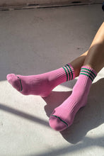 Load image into Gallery viewer, Girlfriend Socks: Rose Pink