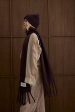 Load image into Gallery viewer, The Reykjavik Scarf - 100% Recycled - Ground Coffee