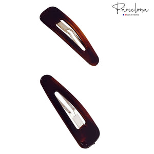 French Snap Hair Clips (4 Pcs): Tortoise Shell